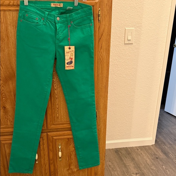 Judy Blue Denim - NWT Judy Blue Women's Skinny Jeans in Vibrant Green Sz 7